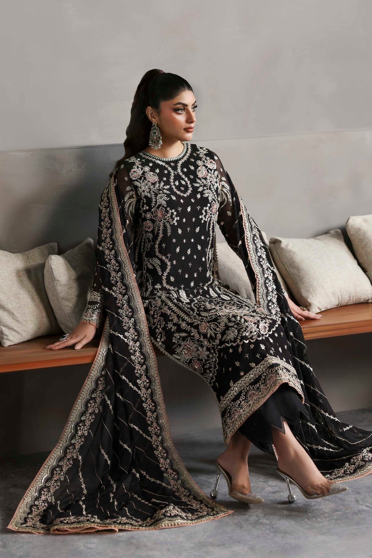 Akbar Aslam | Meeras Luxury Chiffon 25 | Zehmaya