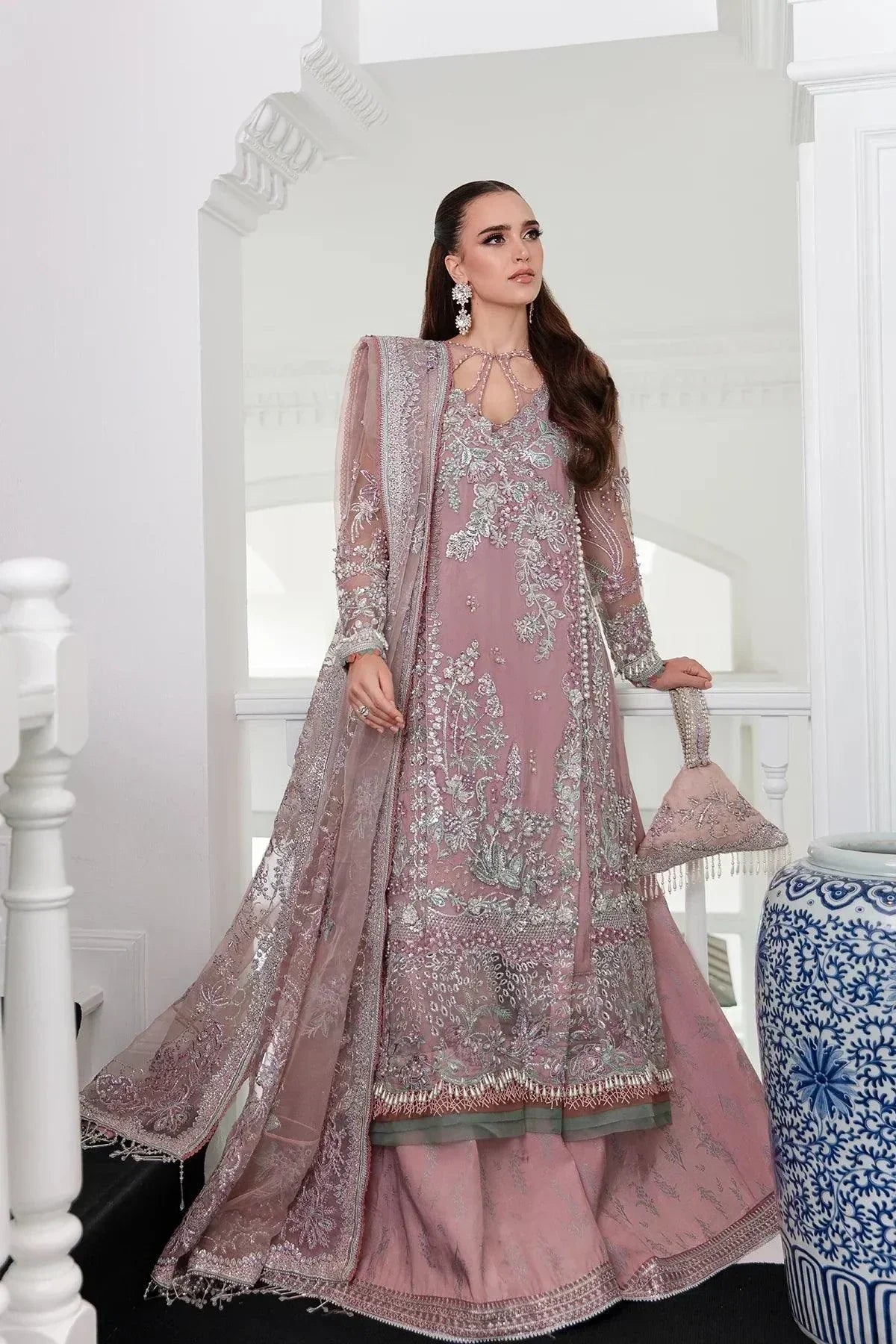 AJR Couture | Alif Luxury Wedding Formals 23 | Violet - House Of Hania