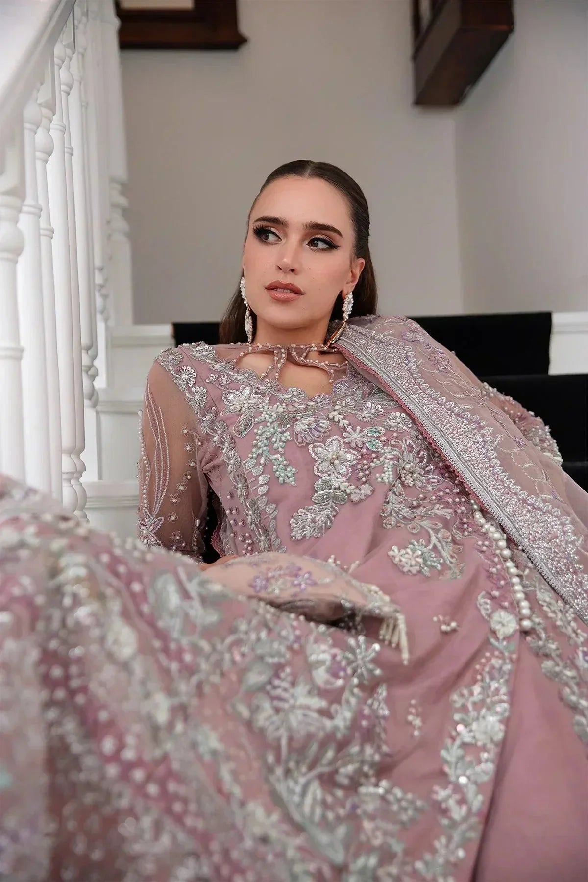 AJR Couture | Alif Luxury Wedding Formals 23 | Violet - House Of Hania