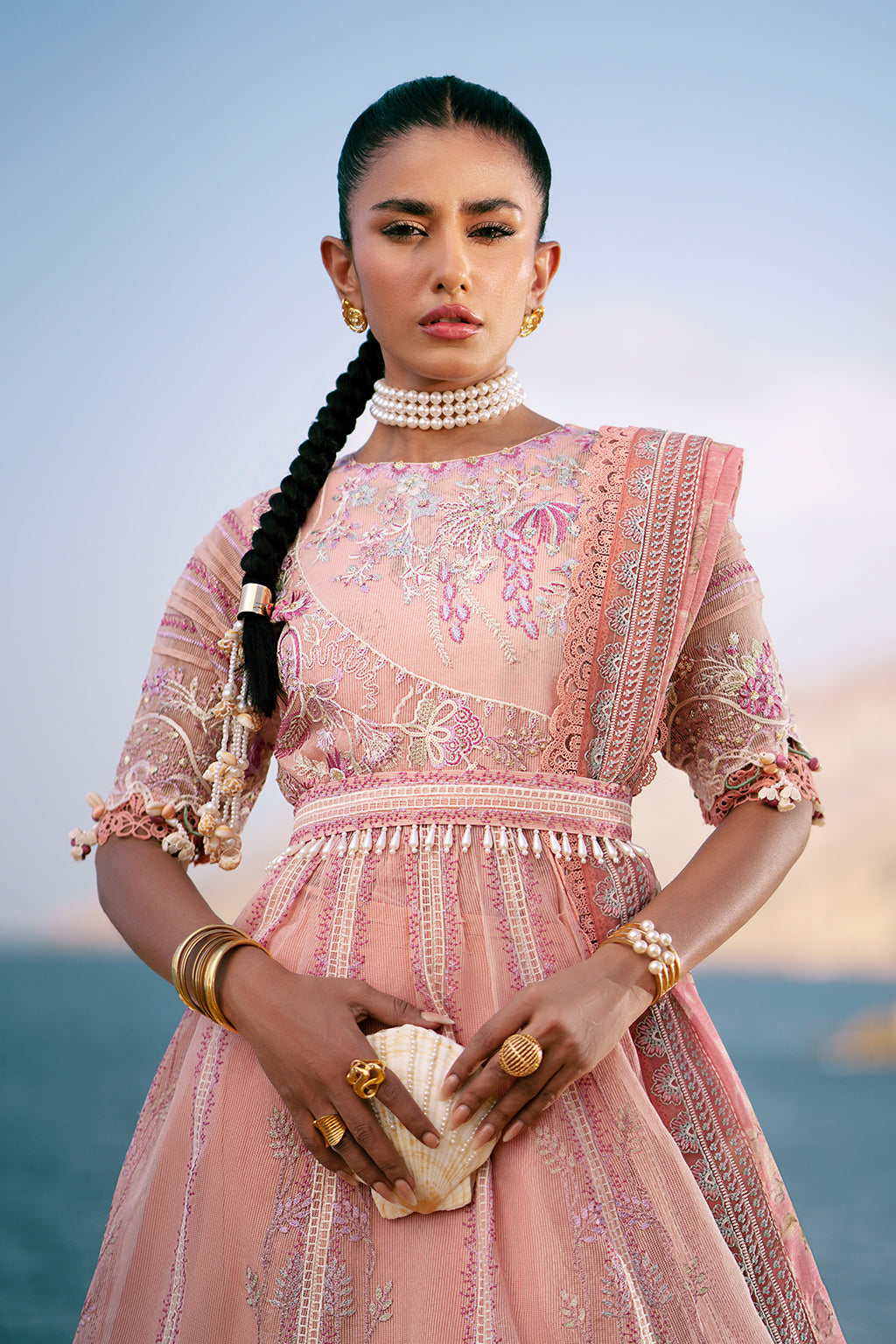 AJR Couture | Dastan Luxury Lawn 25 | Flair - House Of Hania