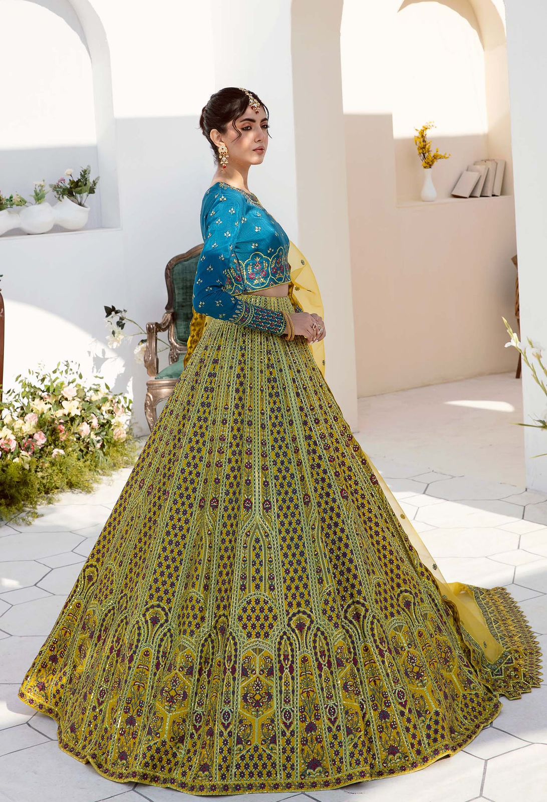 AKBAR ASLAM LITA U-1466 FORMAL COLLECTION STITCHED - House Of Hania