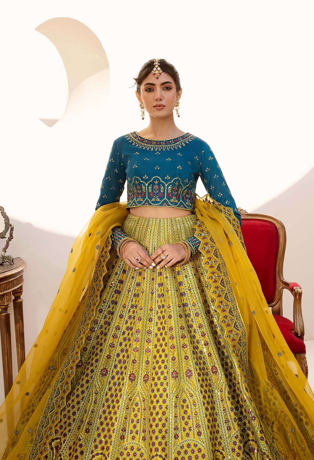 AKBAR ASLAM LITA U-1466 FORMAL COLLECTION STITCHED - House Of Hania