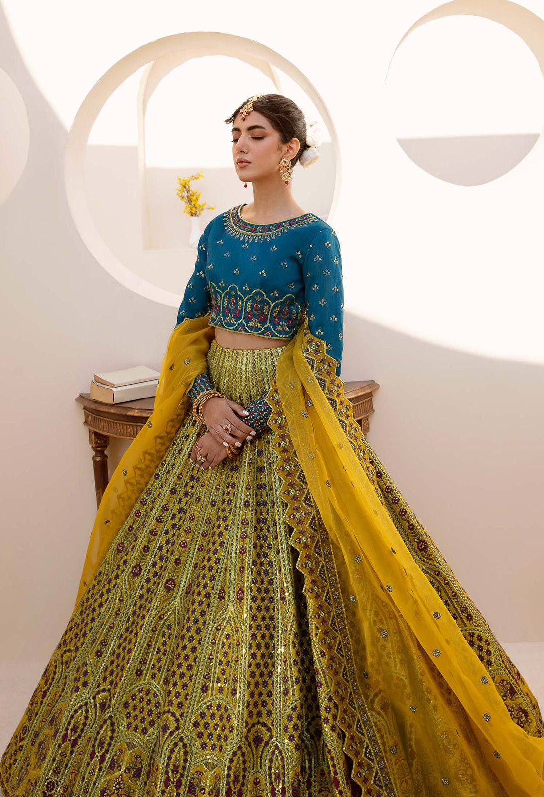 AKBAR ASLAM LITA U-1466 FORMAL COLLECTION STITCHED - House Of Hania
