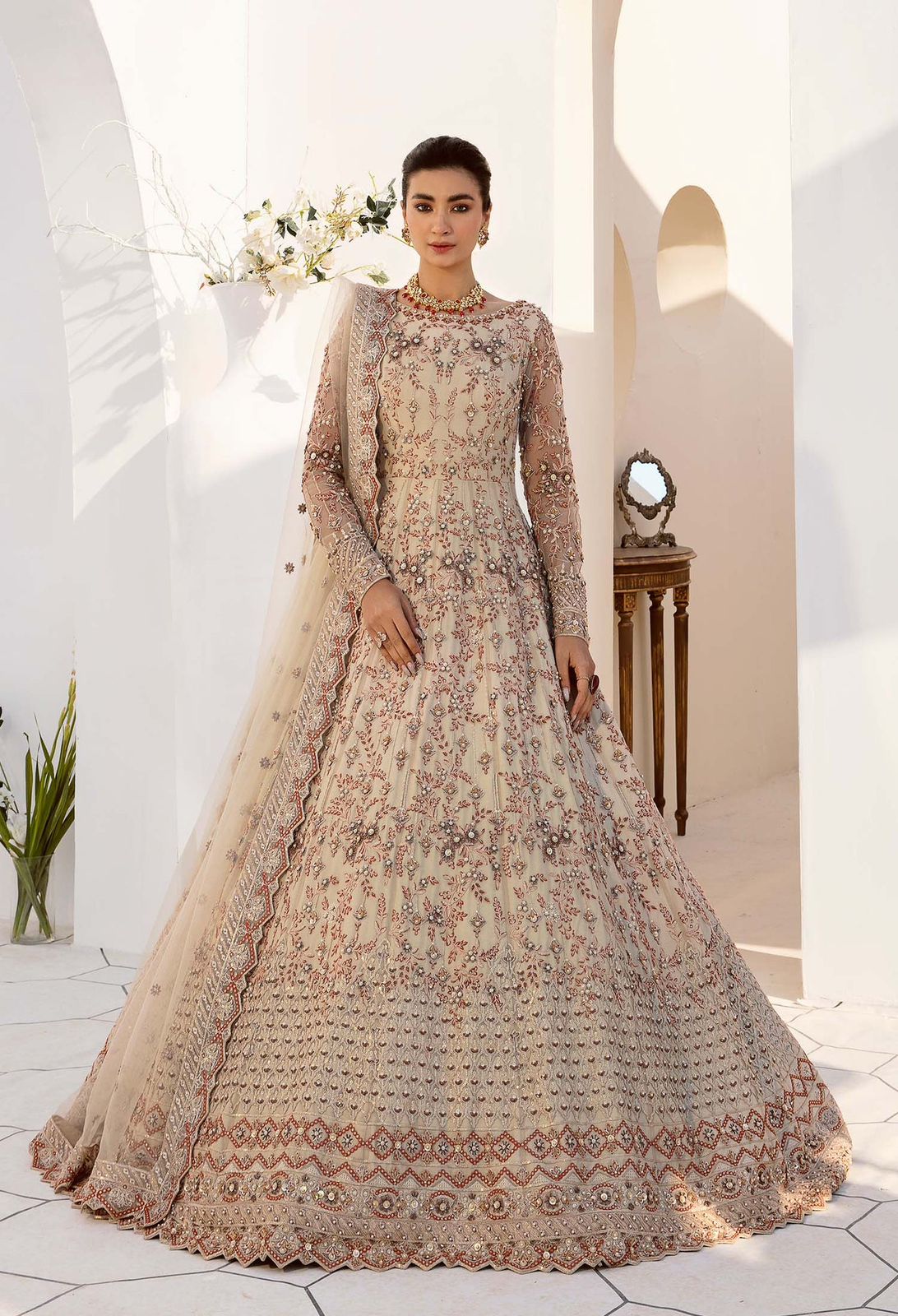AKBAR ASLAM SELENE U-1463 FORMAL COLLECTION STITCHED - House Of Hania