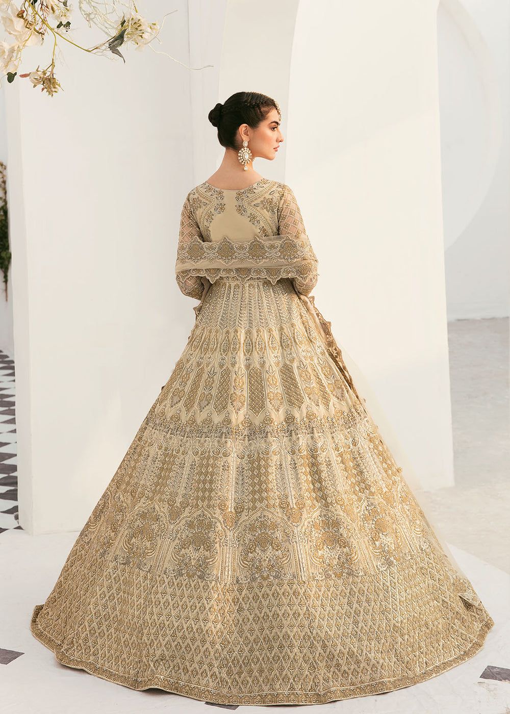 AKBAR ASLAM SILVEEN U-1451 FORMAL COLLECTION STITCHED - House Of Hania