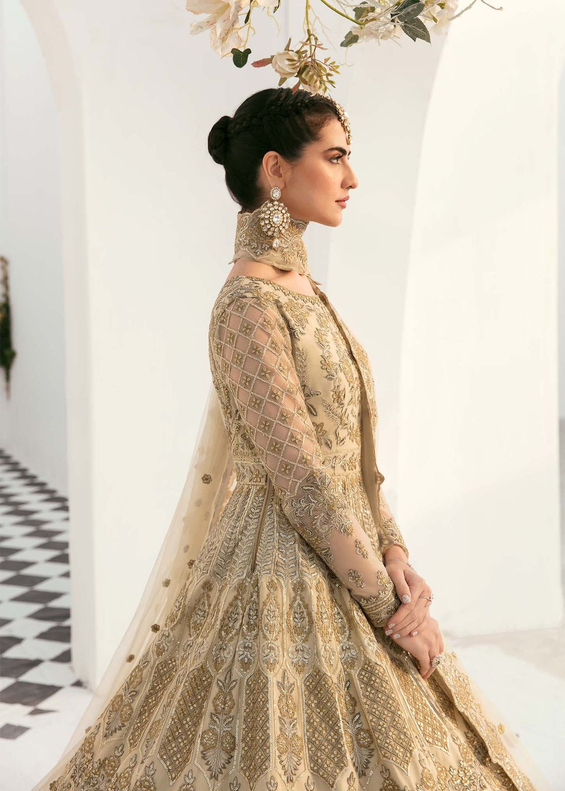 AKBAR ASLAM SILVEEN U-1451 FORMAL COLLECTION STITCHED - House Of Hania