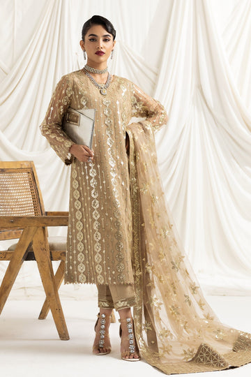 ALIZEH-DUA-V02D01B- AIREEN(IVORY BEIGE) - House Of Hania