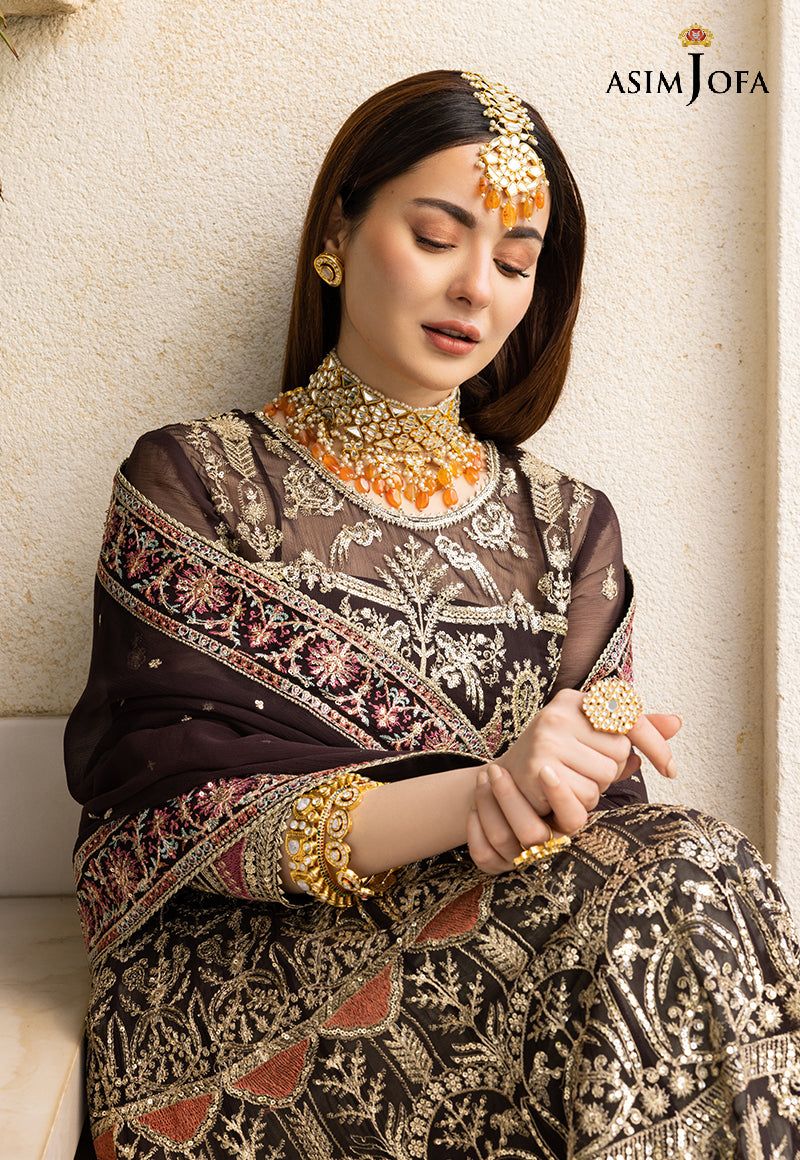 ASIM JOFA LUXUR PRET AJHJ-16 STITCHED - House Of Hania