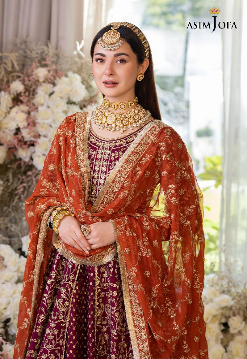ASIM JOFA LUXUR PRET AJHJ-17 STITCHED - House Of Hania