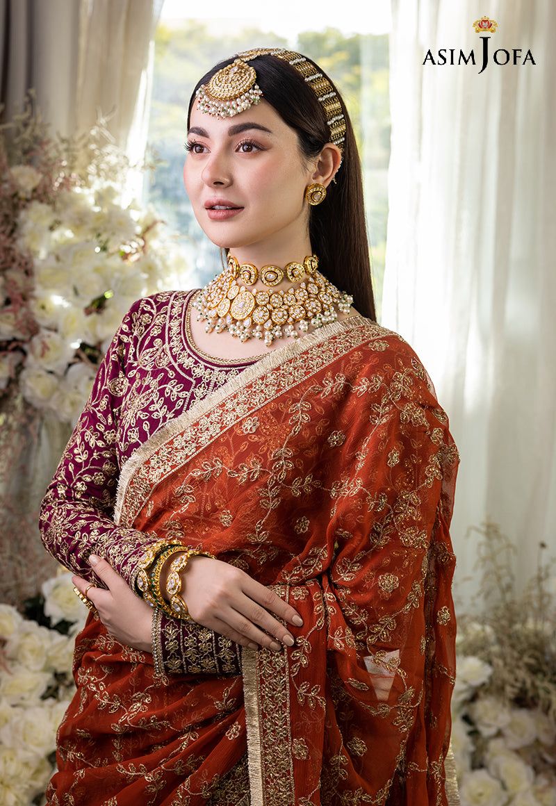 ASIM JOFA LUXUR PRET AJHJ-17 STITCHED - House Of Hania