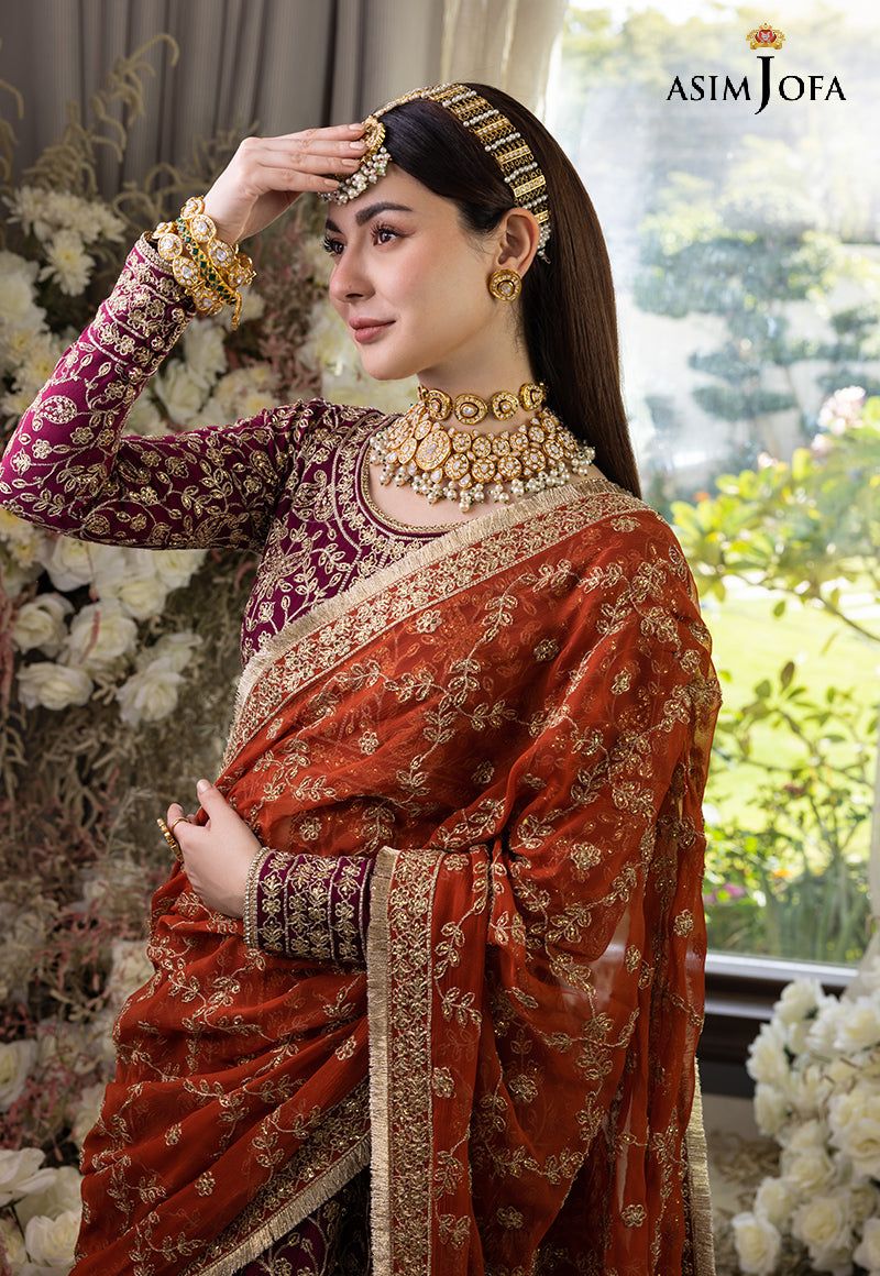 ASIM JOFA LUXUR PRET AJHJ-17 STITCHED - House Of Hania