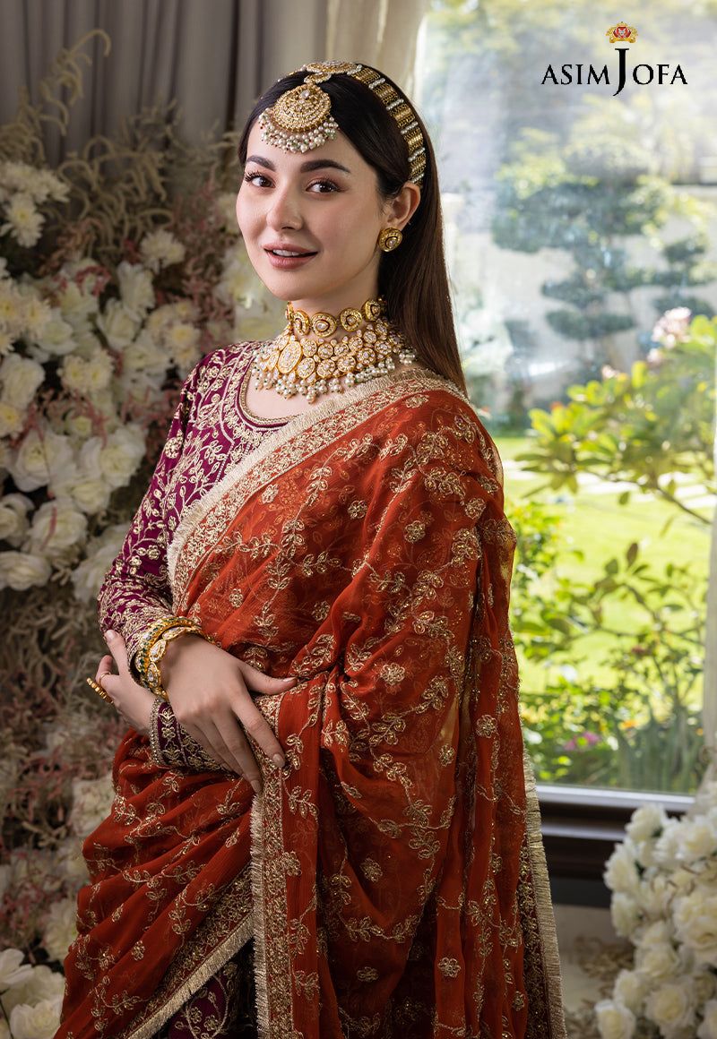 ASIM JOFA LUXUR PRET AJHJ-17 STITCHED - House Of Hania