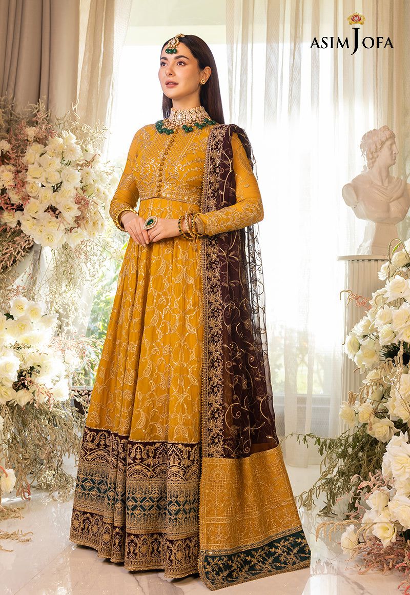 ASIM JOFA LUXUR PRET AJHJ-18 STITCHED - House Of Hania