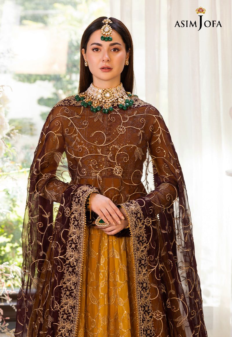 ASIM JOFA LUXUR PRET AJHJ-18 STITCHED - House Of Hania