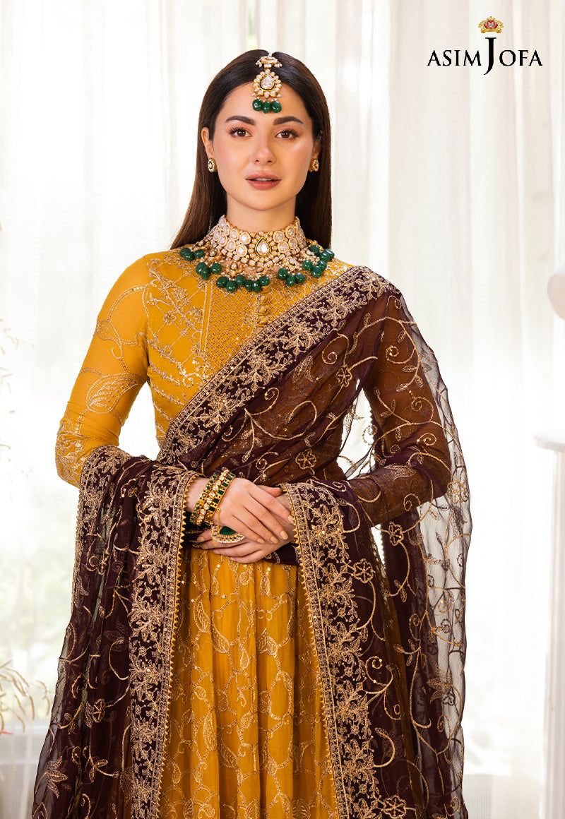 ASIM JOFA LUXUR PRET AJHJ-18 STITCHED - House Of Hania