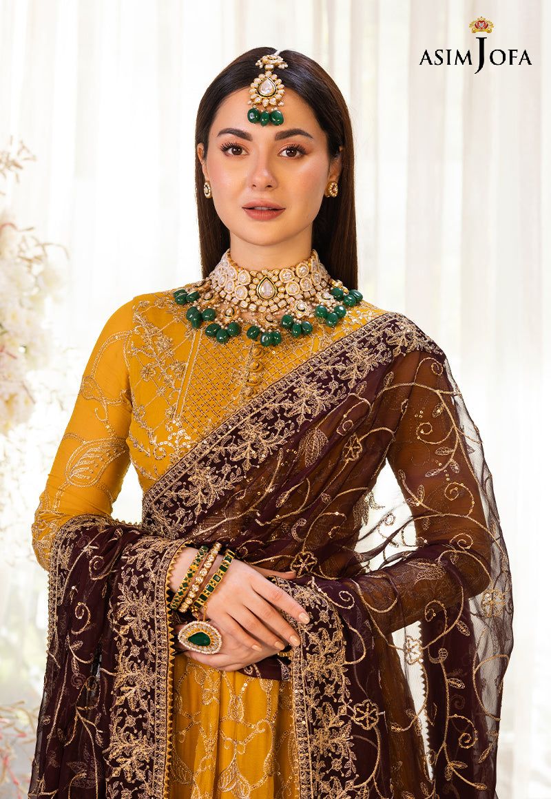 ASIM JOFA LUXUR PRET AJHJ-18 STITCHED - House Of Hania