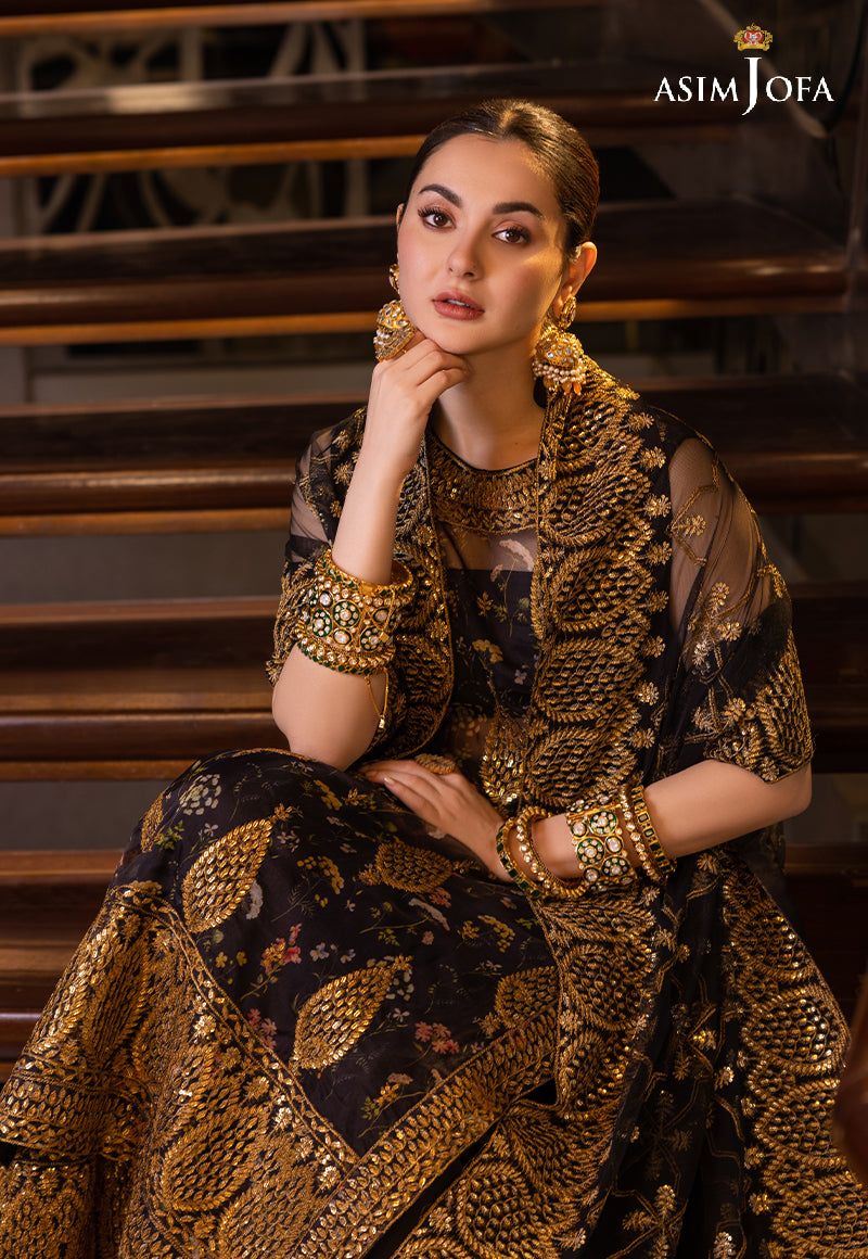 ASIM JOFA LUXUR PRET AJHJ-23 STITCHED - House Of Hania