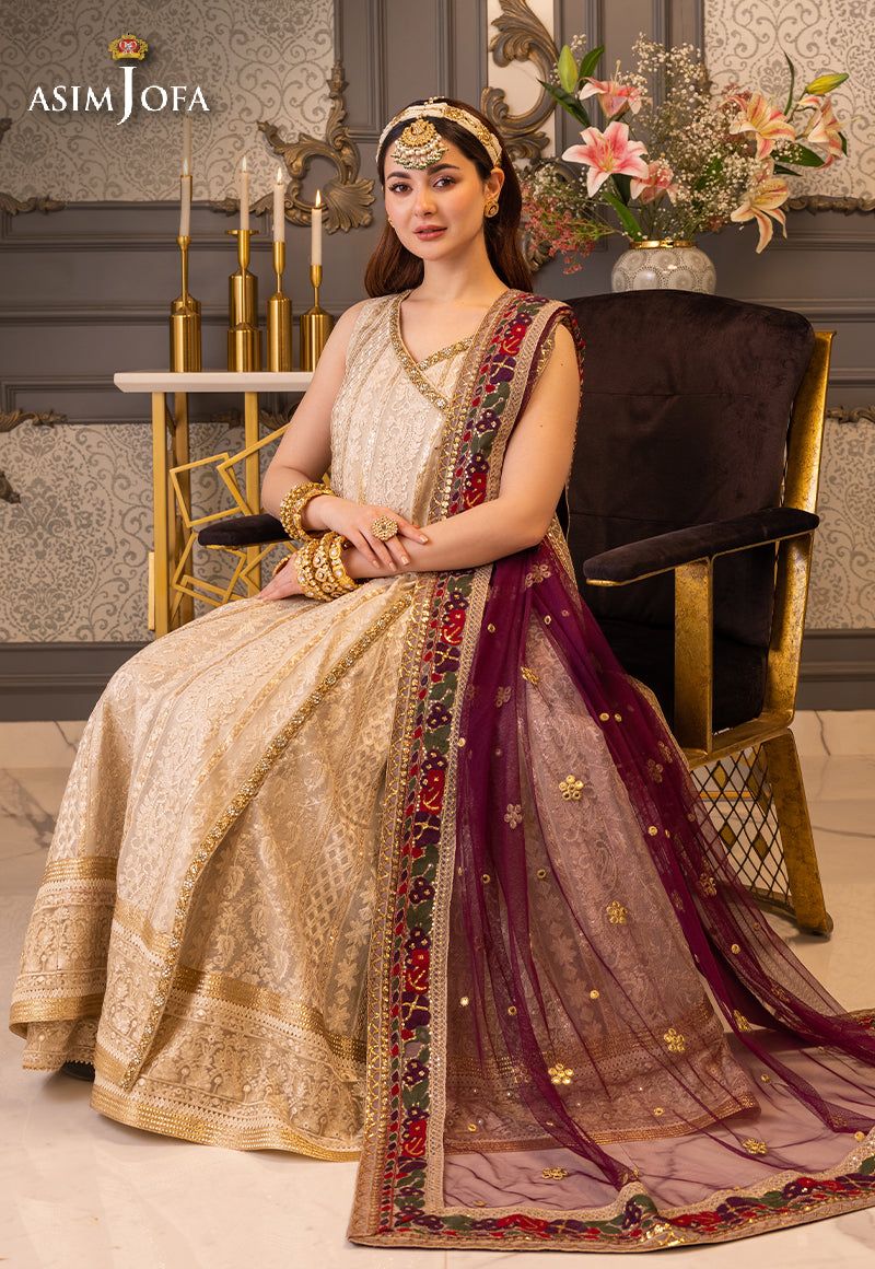 ASIM JOFA LUXUR PRET AJHJ-24 STITCHED - House Of Hania