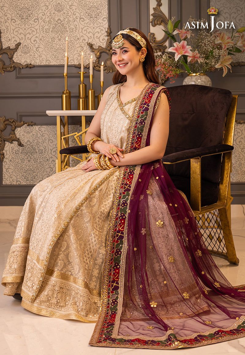 ASIM JOFA LUXUR PRET AJHJ-24 STITCHED - House Of Hania