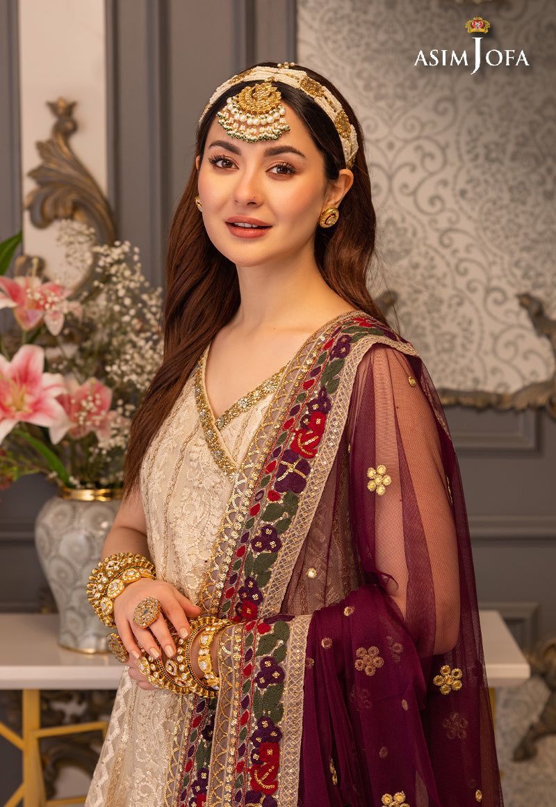 ASIM JOFA LUXUR PRET AJHJ-24 STITCHED - House Of Hania