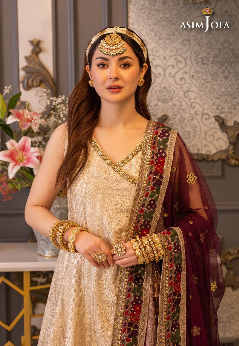 ASIM JOFA LUXUR PRET AJHJ-24 STITCHED - House Of Hania