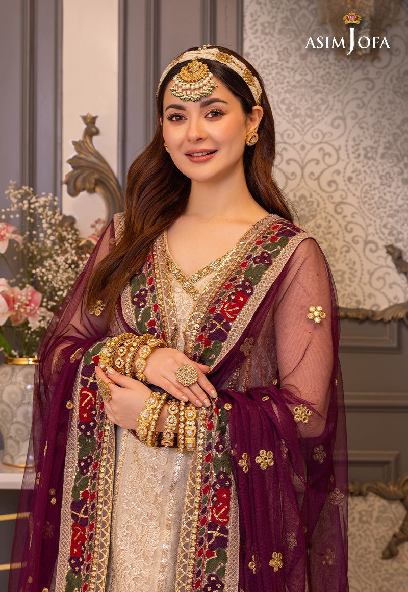 ASIM JOFA LUXUR PRET AJHJ-24 STITCHED - House Of Hania