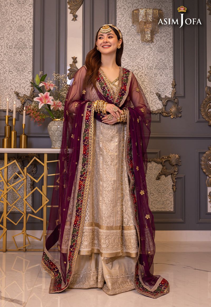 ASIM JOFA LUXUR PRET AJHJ-24 STITCHED - House Of Hania