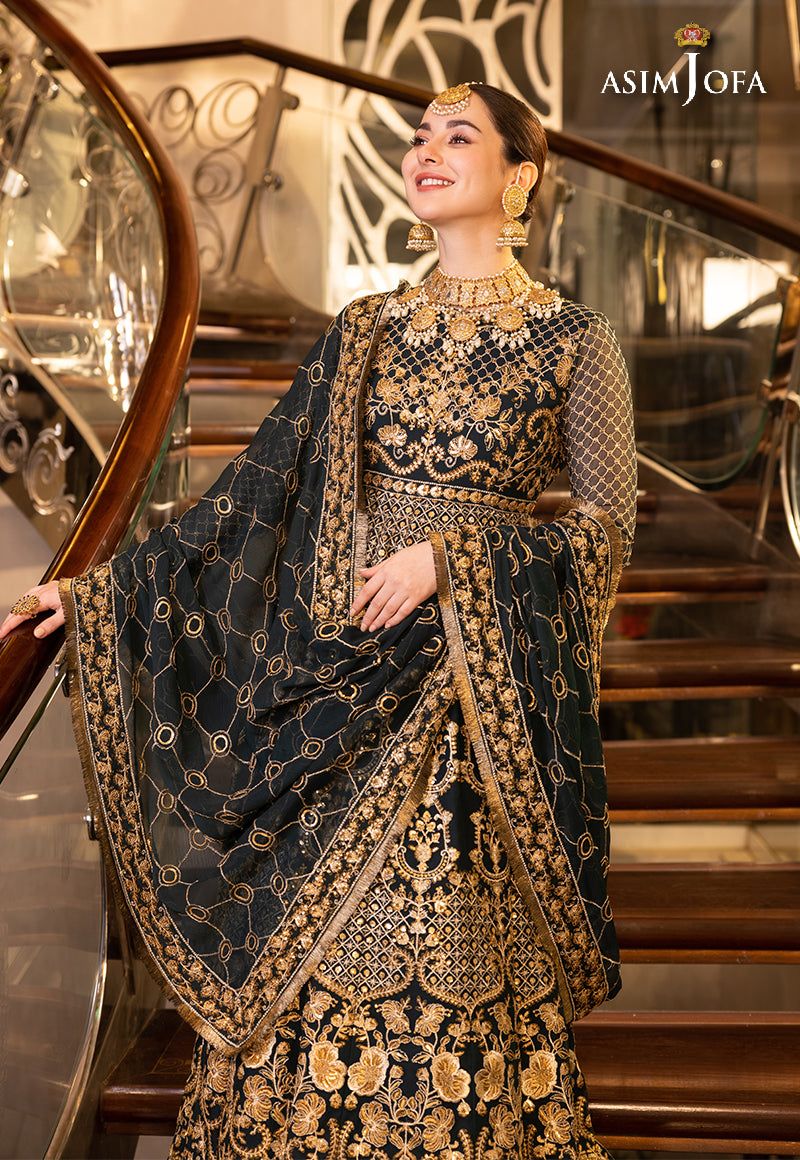 ASIM JOFA LUXUR PRET AJHJ-25 STITCHED - House Of Hania