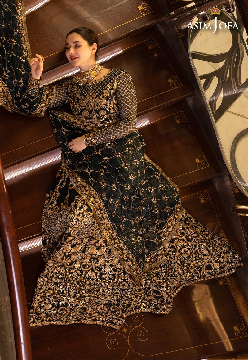 ASIM JOFA LUXUR PRET AJHJ-25 STITCHED - House Of Hania