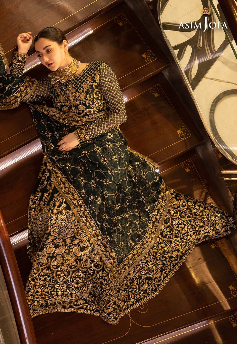 ASIM JOFA LUXUR PRET AJHJ-25 STITCHED - House Of Hania