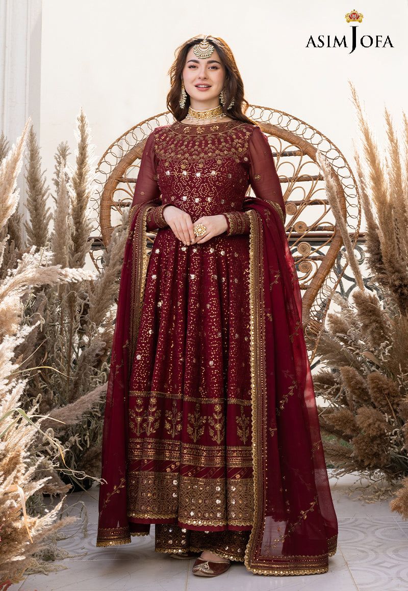 ASIM JOFA LUXUR PRET AJHJ-29 STITCHED - House Of Hania