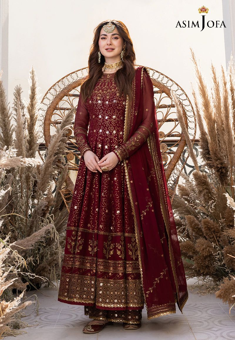 ASIM JOFA LUXUR PRET AJHJ-29 STITCHED - House Of Hania