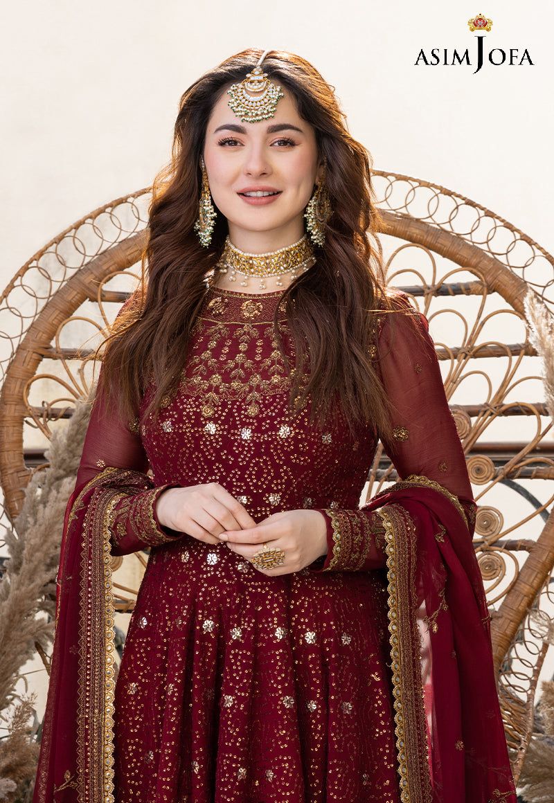 ASIM JOFA LUXUR PRET AJHJ-29 STITCHED - House Of Hania