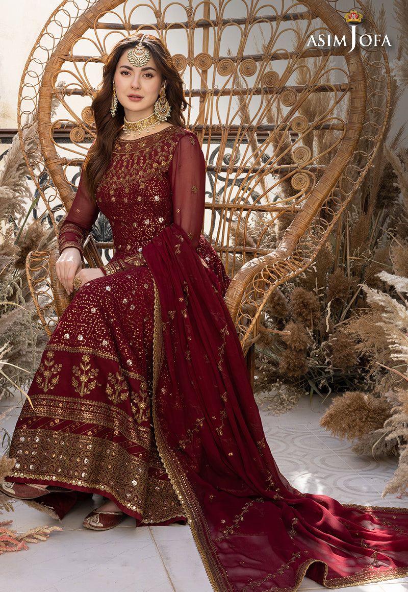 ASIM JOFA LUXUR PRET AJHJ-29 STITCHED - House Of Hania