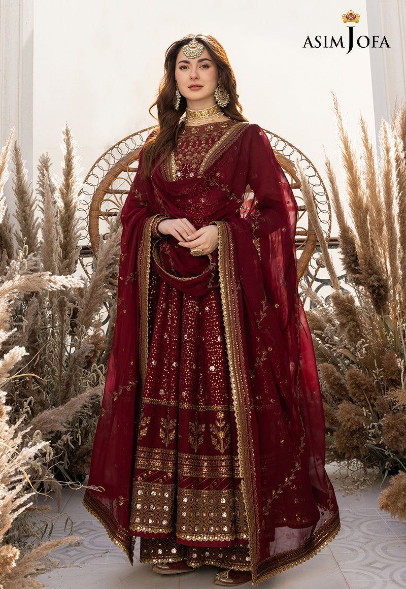 ASIM JOFA LUXUR PRET AJHJ-29 STITCHED - House Of Hania