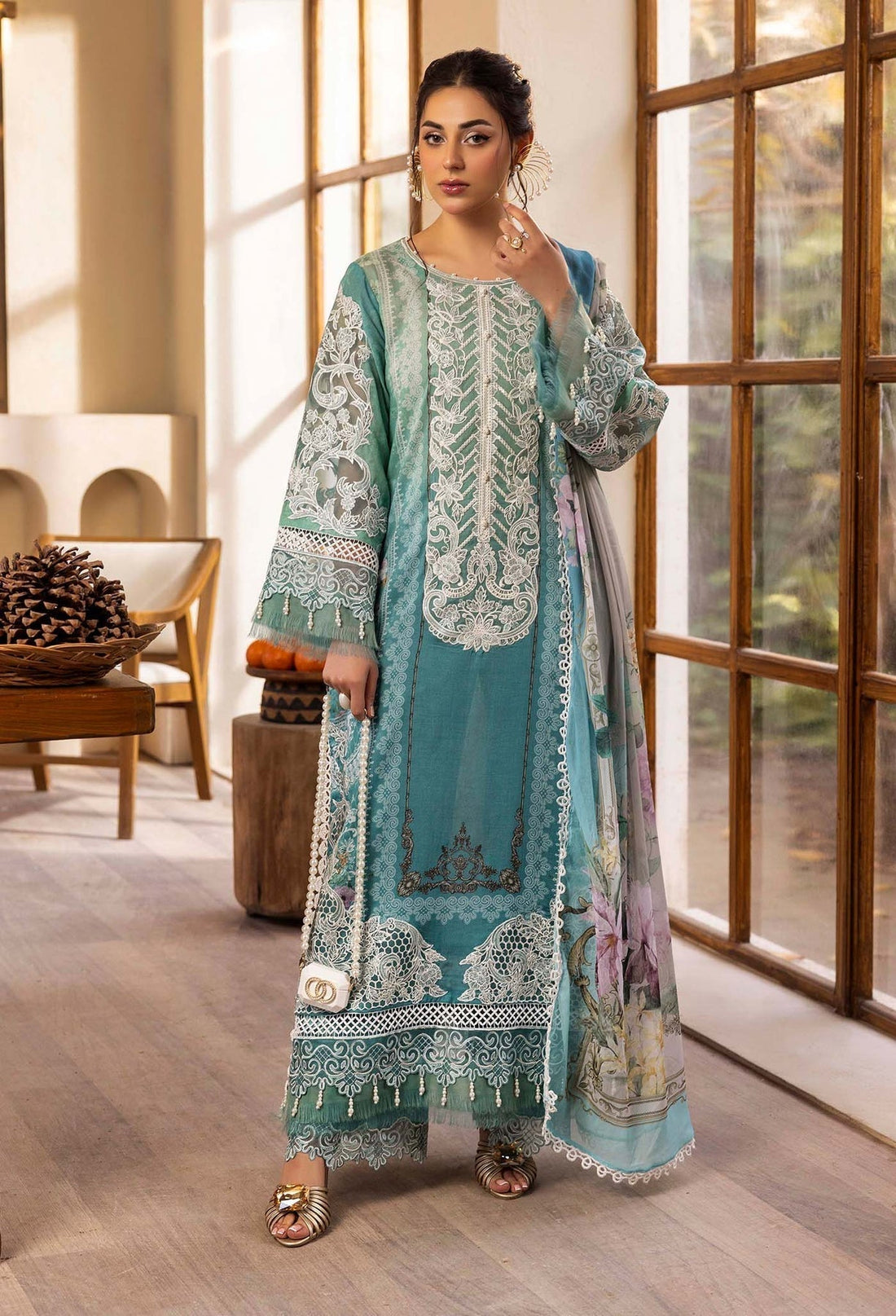 Adans Libas | Chantelle Print Lawn | CHANTELLE 99954 - House Of Hania