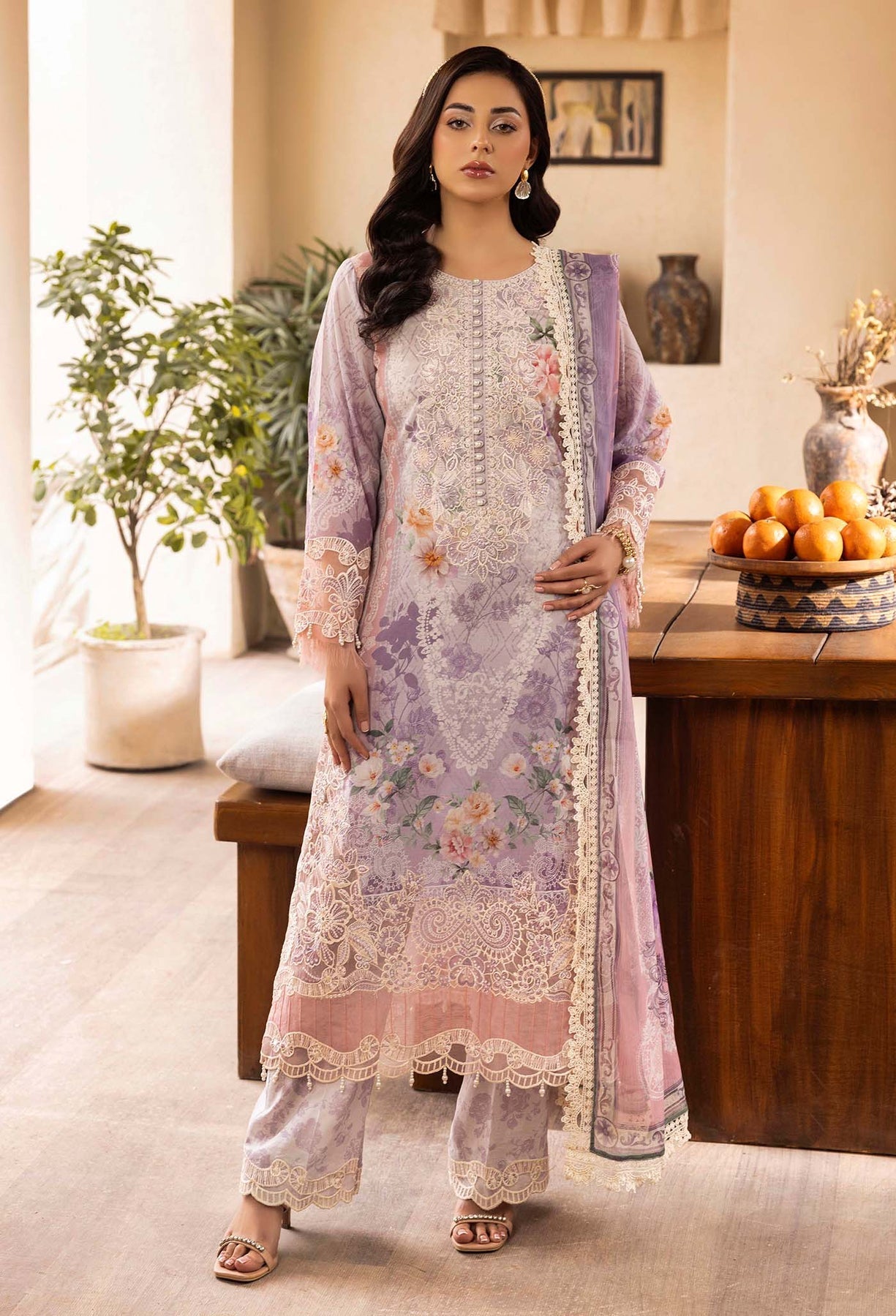 Adans Libas | Chantelle Print Lawn | CHANTELLE 99959 - House Of Hania