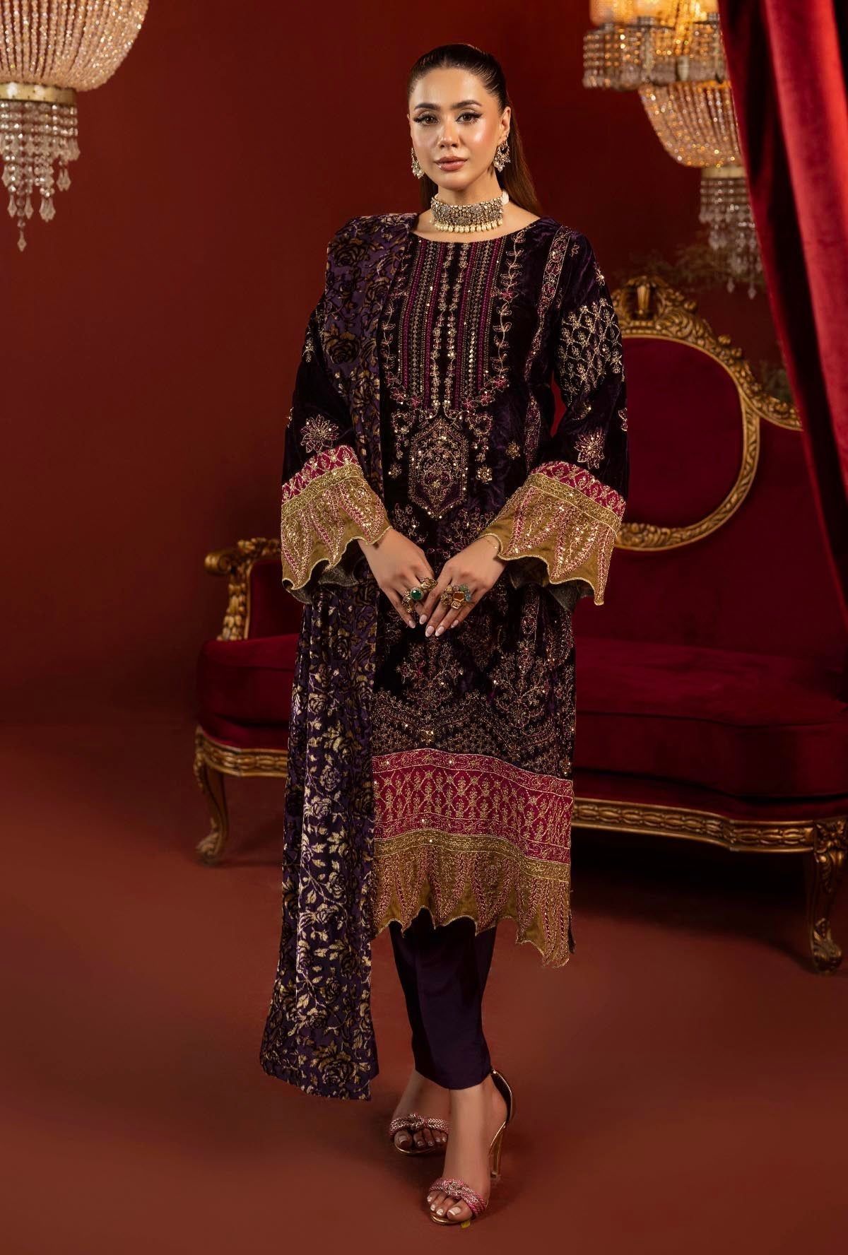 Adans Libas | Plachi Luxury Formals 24 | PLACHI 1417 - House Of Hania