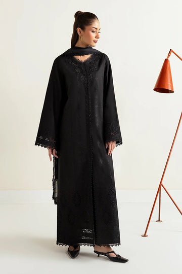 Afrozeh | Basic Pret 25 | Charcoal Nior - House Of Hania