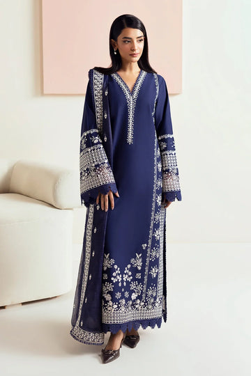 Afrozeh | Basic Pret 25 | Indigo Plum - House Of Hania