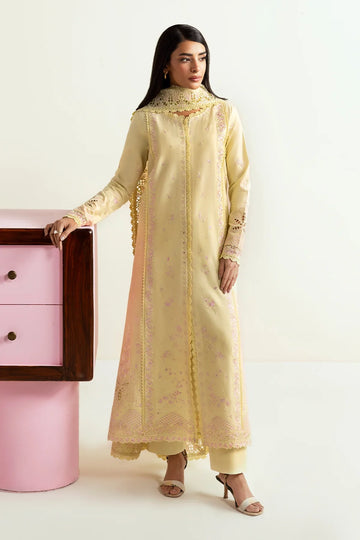 Afrozeh | Basic Pret 25 | Lemon lush - House Of Hania