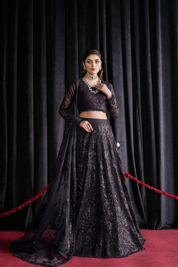 Afrozeh-Black Swan - House Of Hania