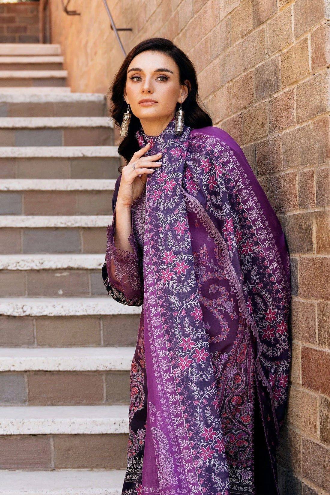 Afrozeh | Damask The Holiday Edit '25 - Lawn | Azrina A - House Of Hania