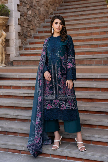 Afrozeh | Damask The Holiday Edit '25 - Lawn | Azrina B - House Of Hania