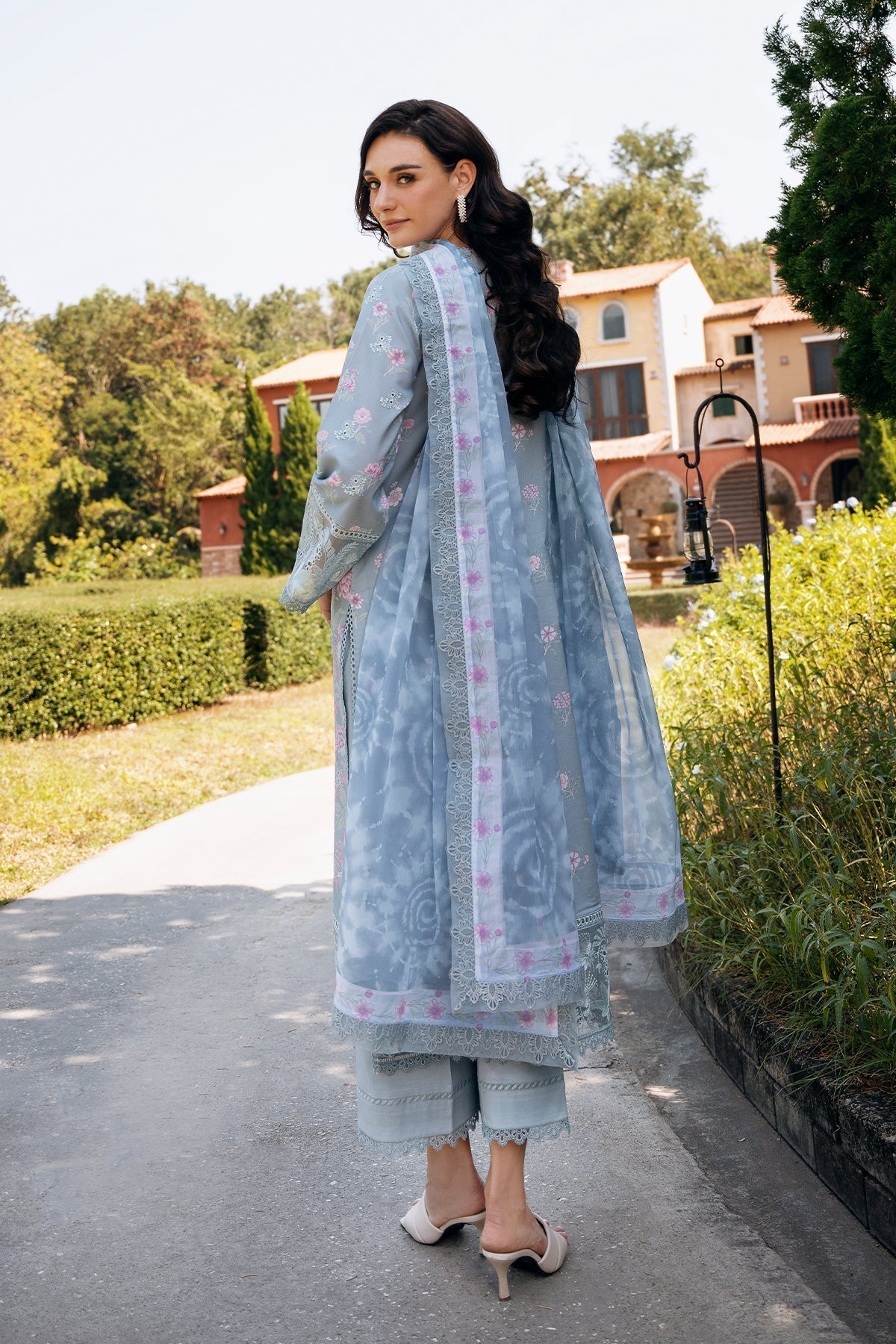 Afrozeh | Damask The Holiday Edit '25 - Lawn| Maelis B - House Of Hania