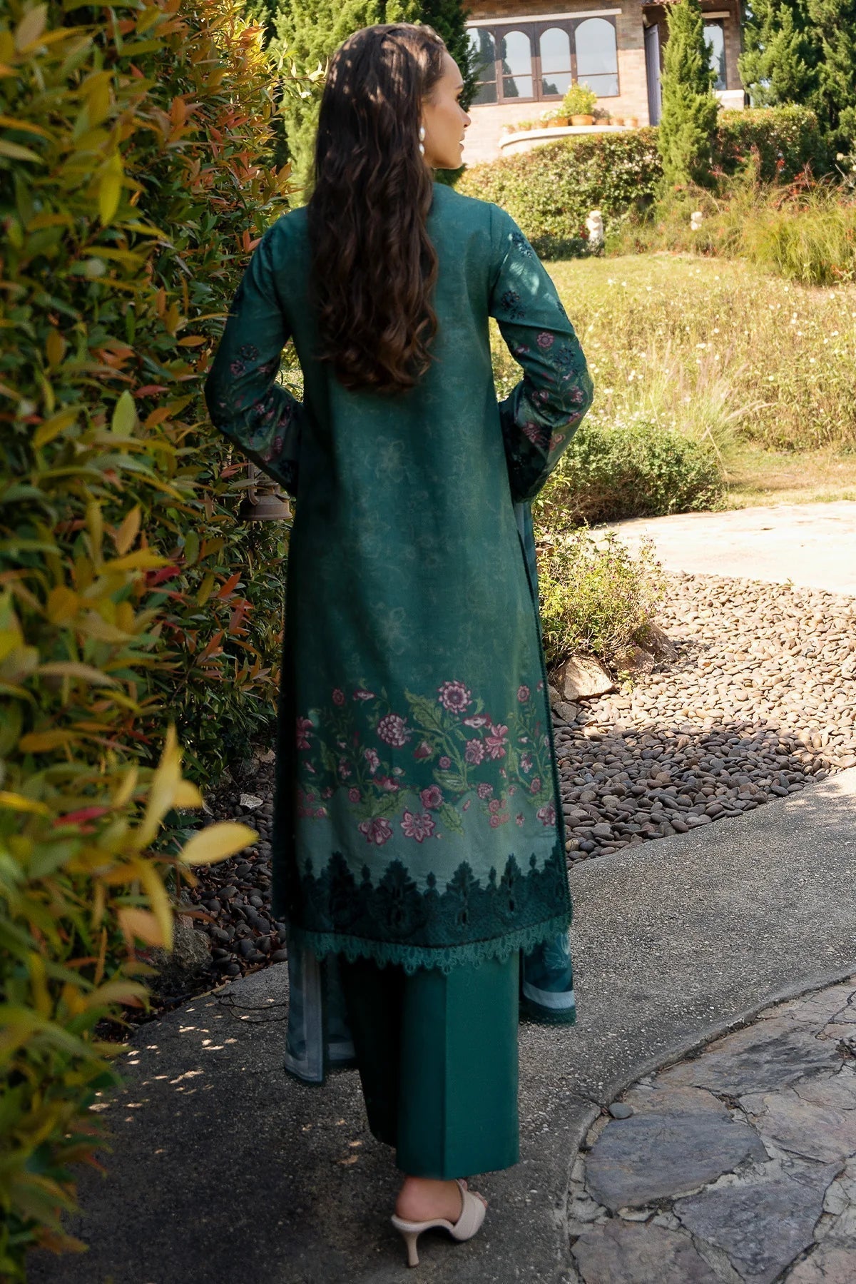 Afrozeh | Damask The Holiday Edit '25 - Lawn | Opaline A - House Of Hania