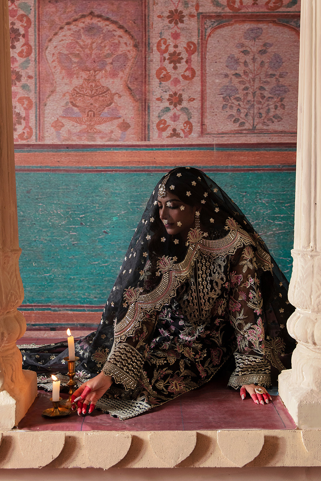 Afrozeh Shehnai Wedding Formal 3Pc Suit AFS-23-V1-03 Abdeen - House Of Hania