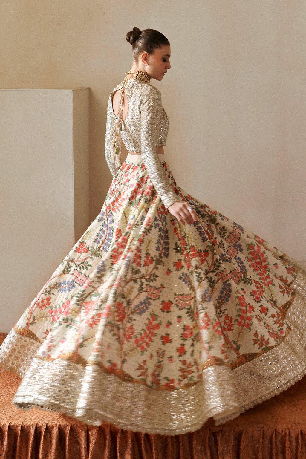 Afrozeh Shehnai Wedding Formal 3Pc Suit AFS-24-09 Gulnar - House Of Hania