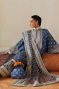 Afrozeh Shehnai Wedding Formal 3Pc Suit AFS-24-10 Rukhsana - House Of Hania