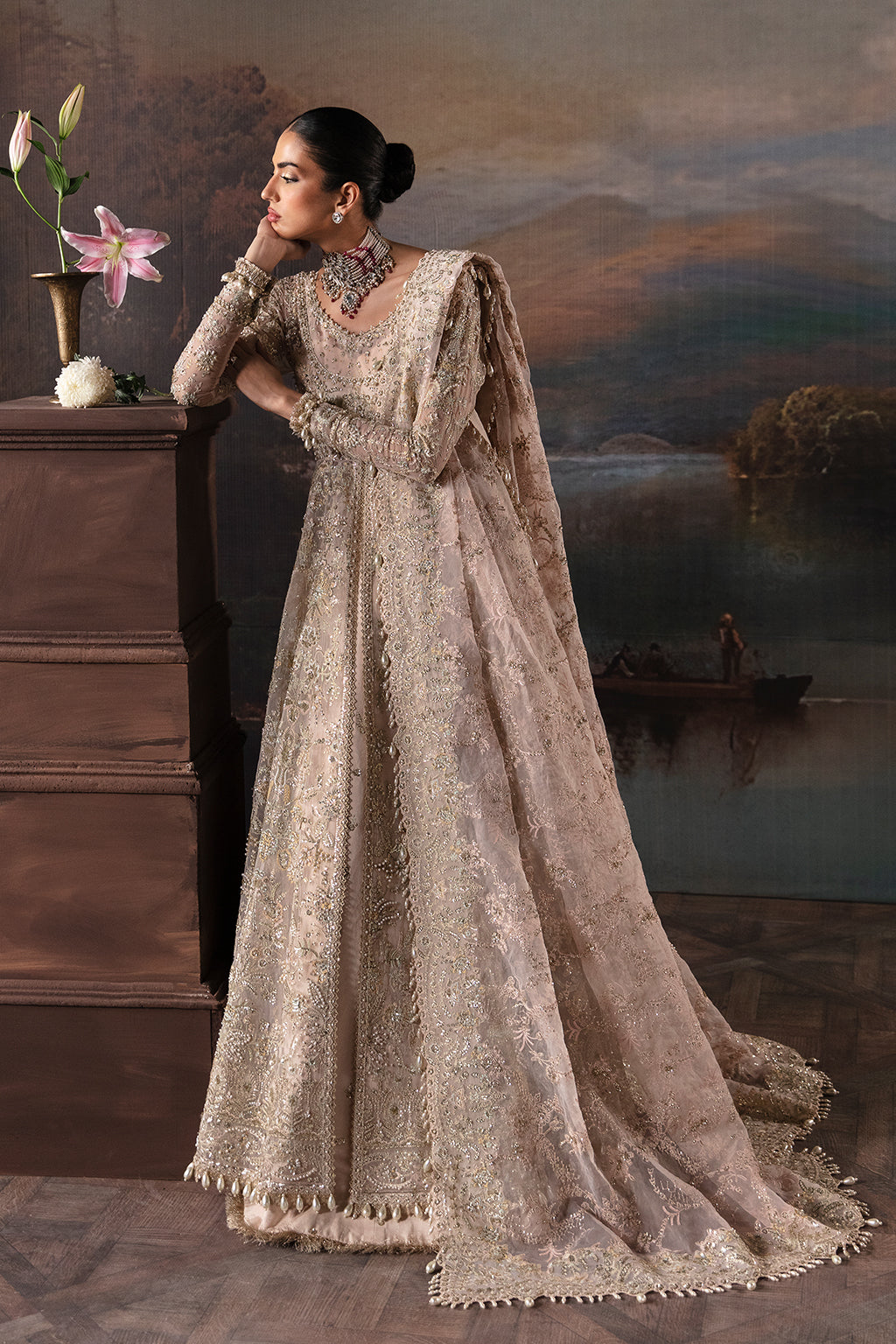 Afrozeh-The Brides Wedding Formal 3Pc Suit AFB-V1-02 Clara - House Of Hania